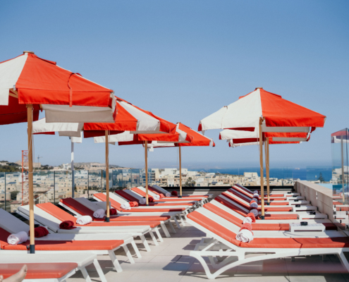 so city hotel rooftop pool st julians paceville malta