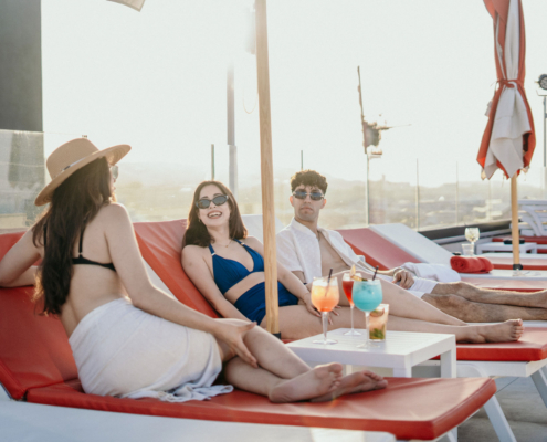 so city hotel rooftop pool st julians paceville malta