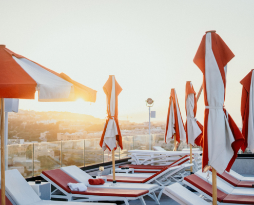 so city hotel rooftop pool st julians paceville malta